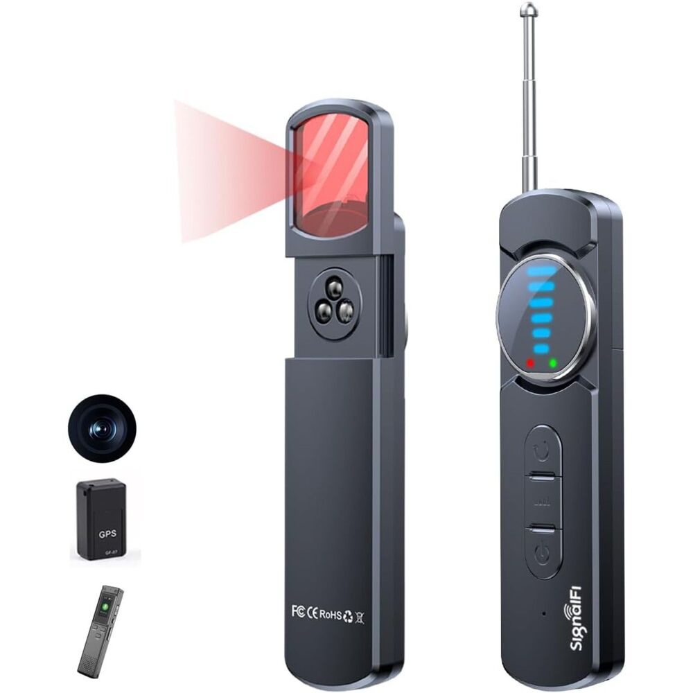 Upgraded Hidden Camera Detector & GPS Tracker Detector | Bug Sweeper Silent Mode